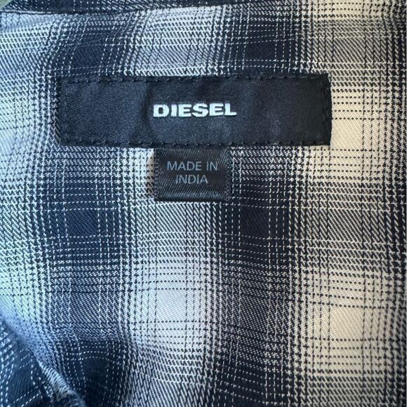 Diesel Long Sleeve Western Cowboy Snap Button-Up Shirt Men’s Size S Long Sleeve - Picture 8 of 9